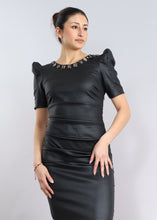 Bat Dress with Beaded Neckline. Made to Order - KetiVani