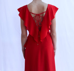 Flowy Silk Maxi Dress. Size 6 - KetiVani