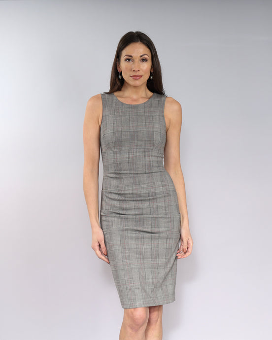 Raquel Dress in Glen Plaid- Made To Order